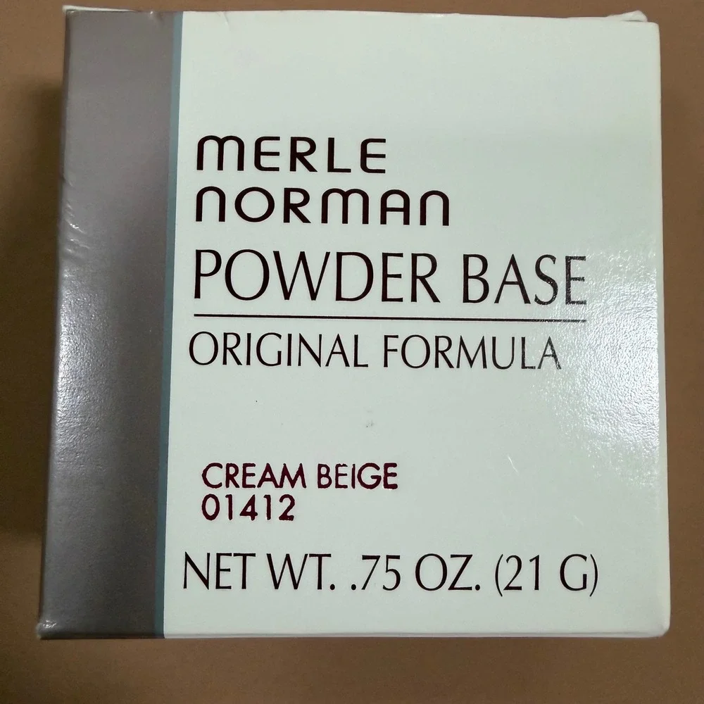 Merle Norman Powder Base Original Formula Cream Beige 01412 Foundation .75oz NEW